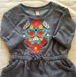 Tea collection embroidered top